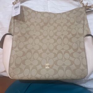 Coach NWT Dufflette In Signature Jacquard